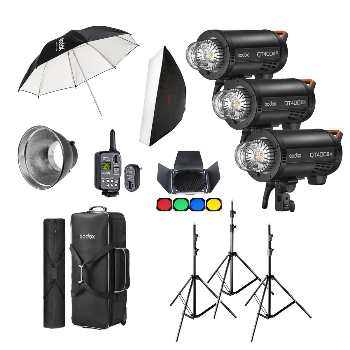 Godox QT400IIIM-D Trio Studio Kit