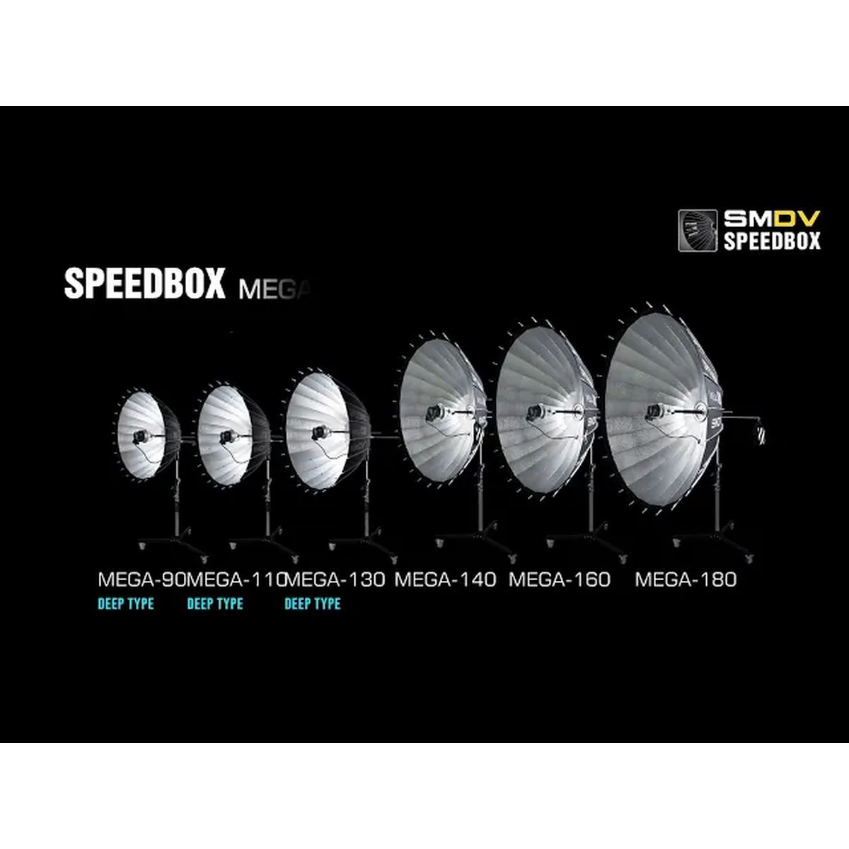 SMDV Speedbox Mega-90 Deep Softbox Silver