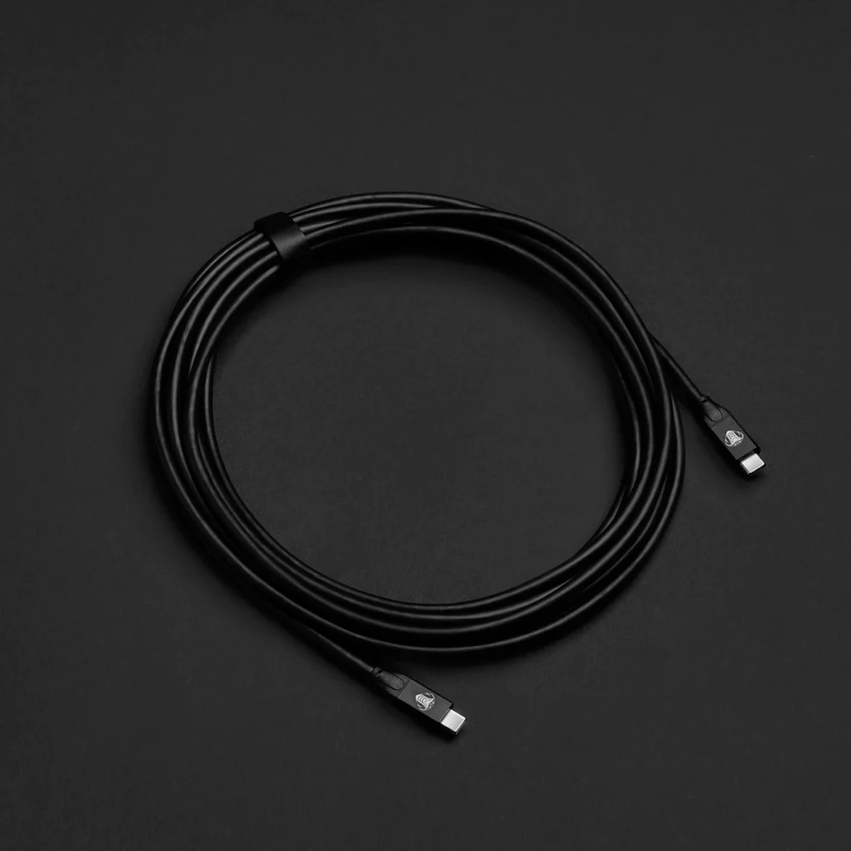 Cobratether USB-C / USB-C 90° 5m schwarz