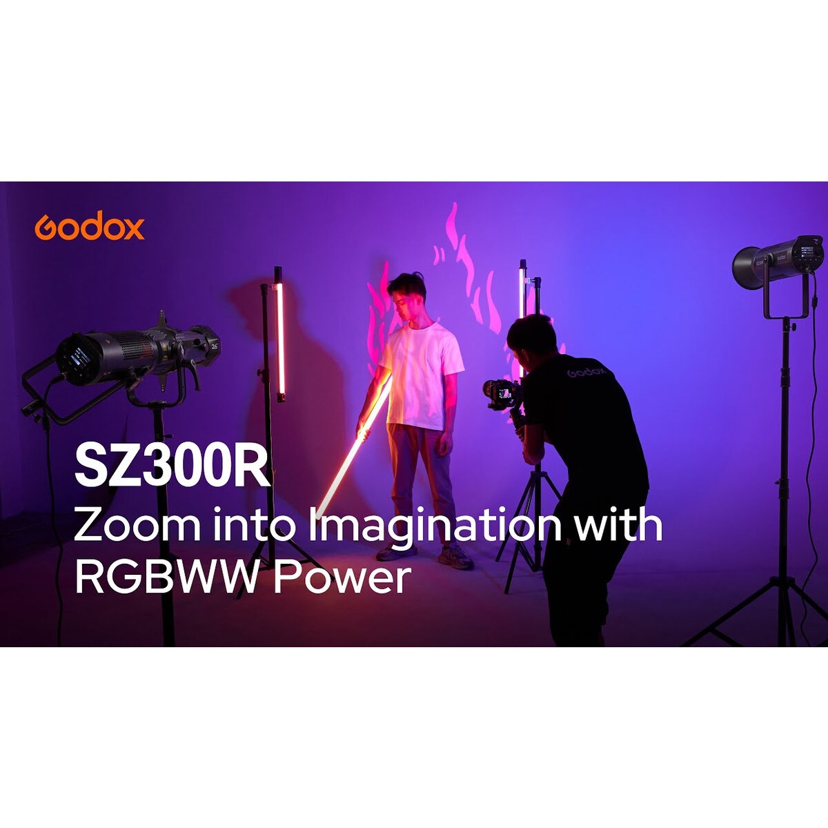 Godox SZ300R Zoom RGB LED Video Light