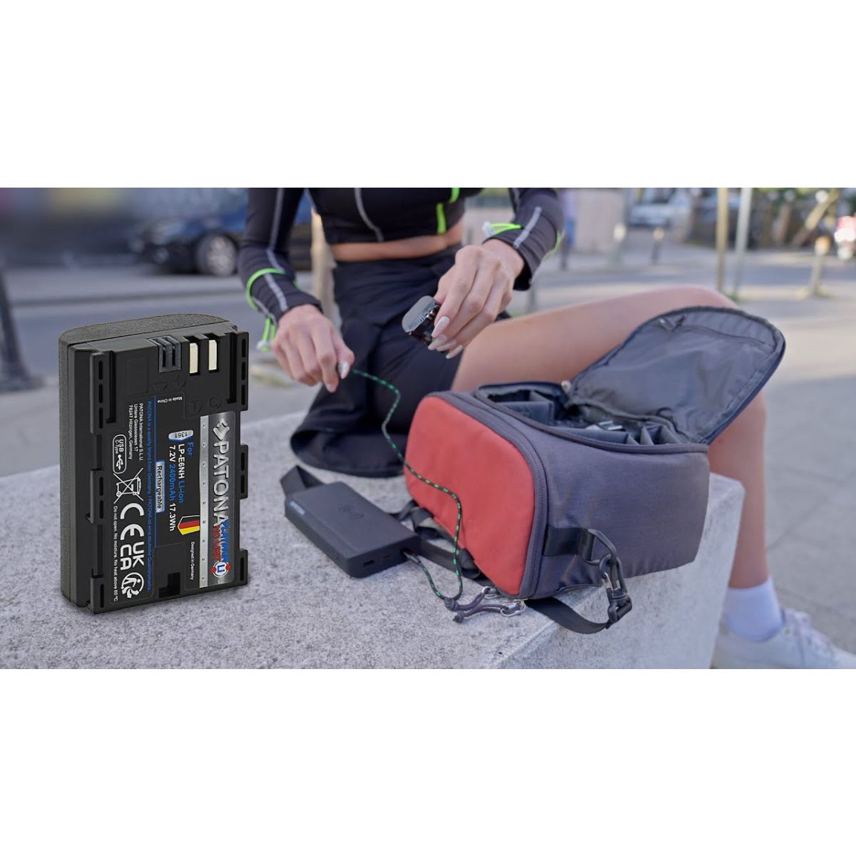 Patona Platinum Akku Doppelpack mit USB-C Canon LP-E 6 NH