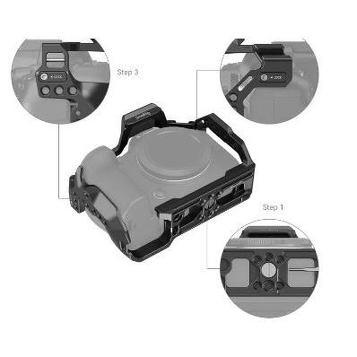 SmallRig 4159 Cage für Canon EOS R6 Mark II