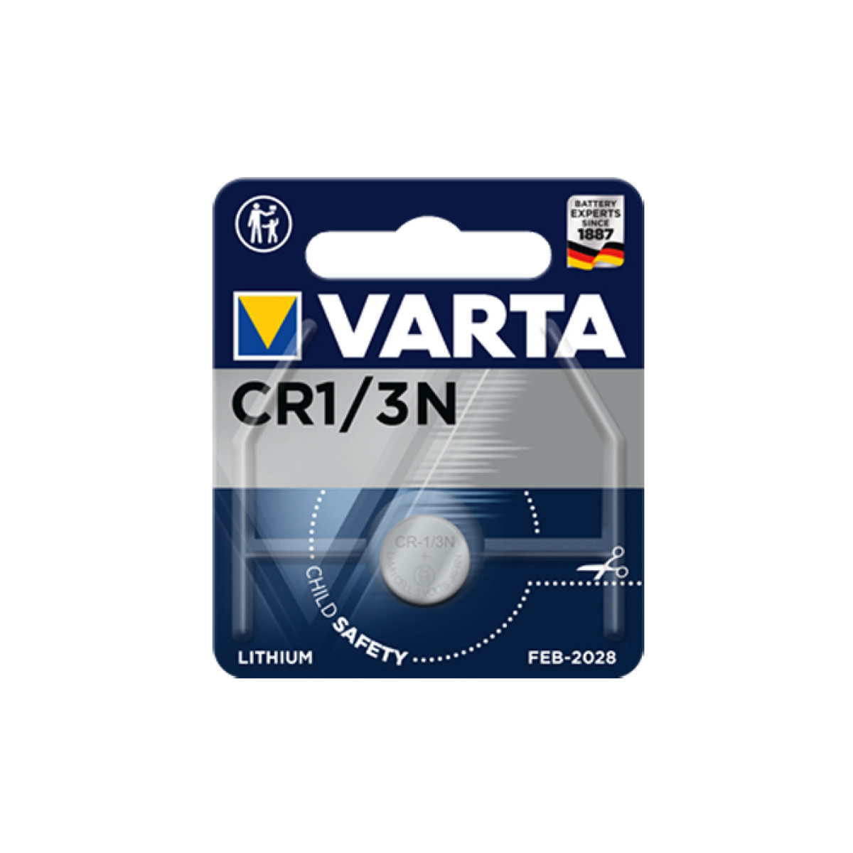 Varta Electronics CR 1/3 N Knopfzelle