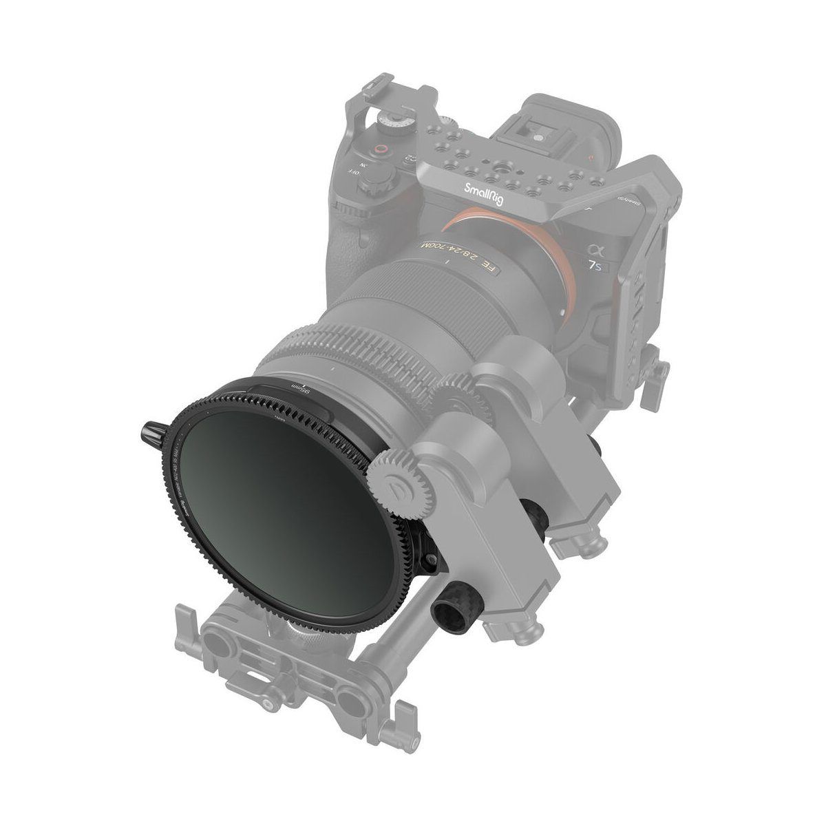 SmallRig 3864 95 mm CPL-VND Filter Kit mit Stabklemme