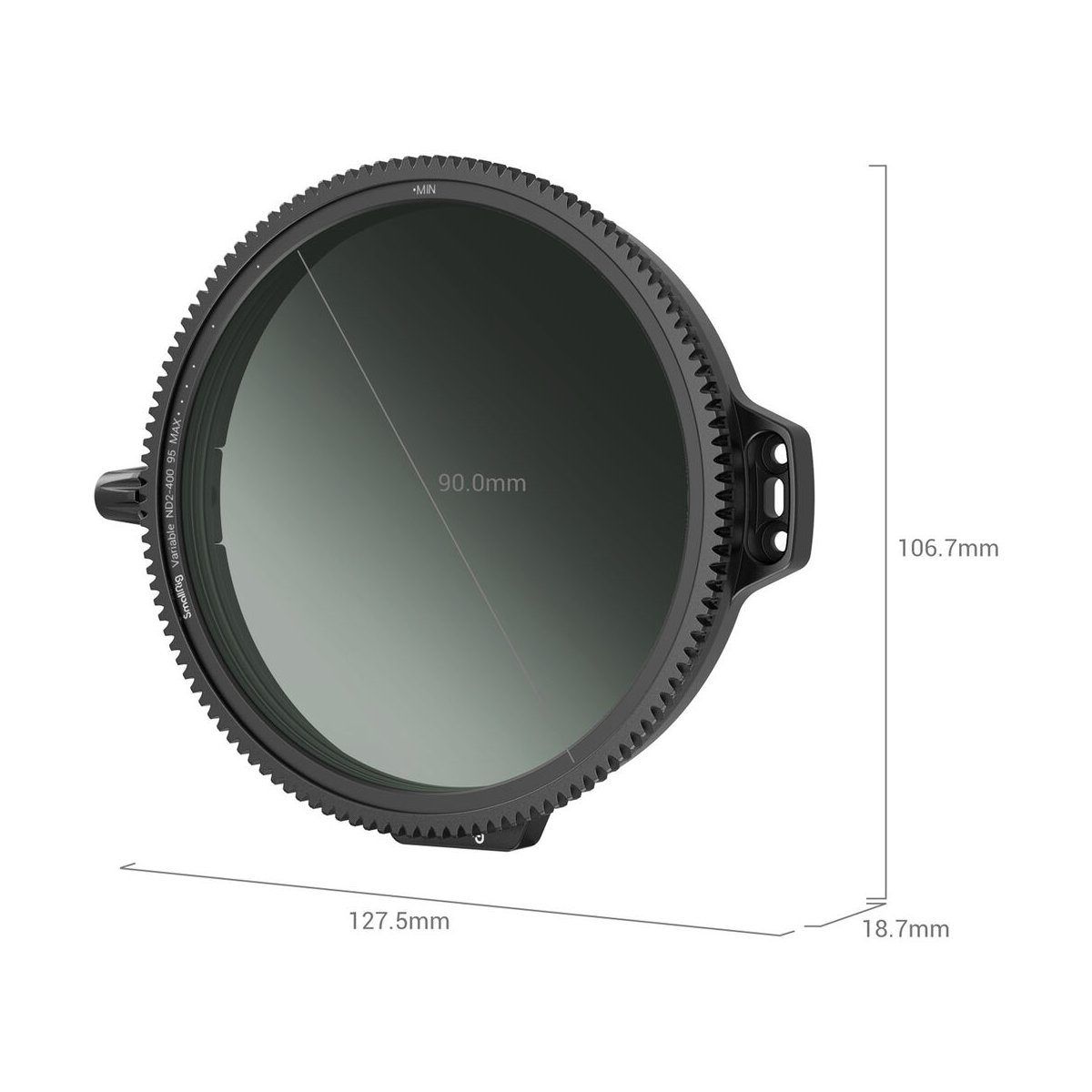 SmallRig 3864 95 mm CPL-VND Filter Kit mit Stabklemme