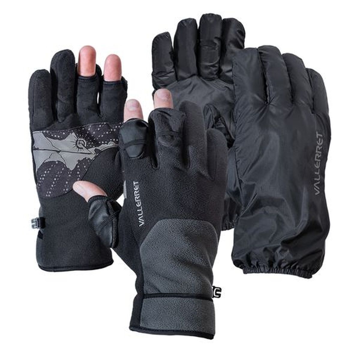 Vallerret Milford Fleece Glove Fotohandschuh XS Schwarz