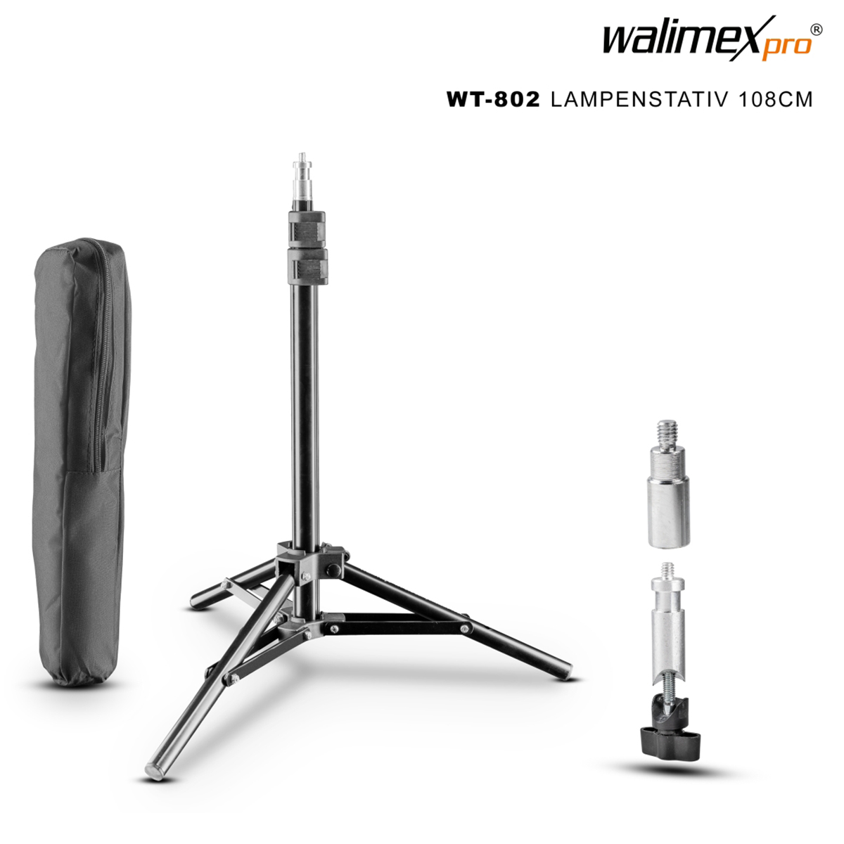 Walimex pro WT-802 Lampenstativ 108cm