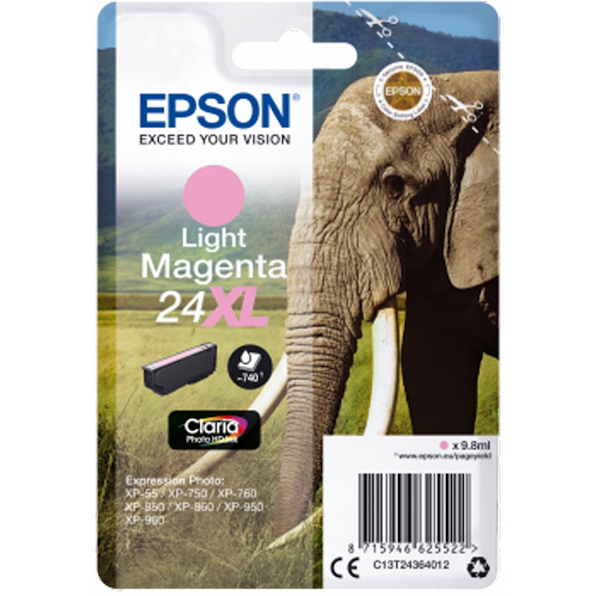 Epson T2436 light magenta XL Tinte