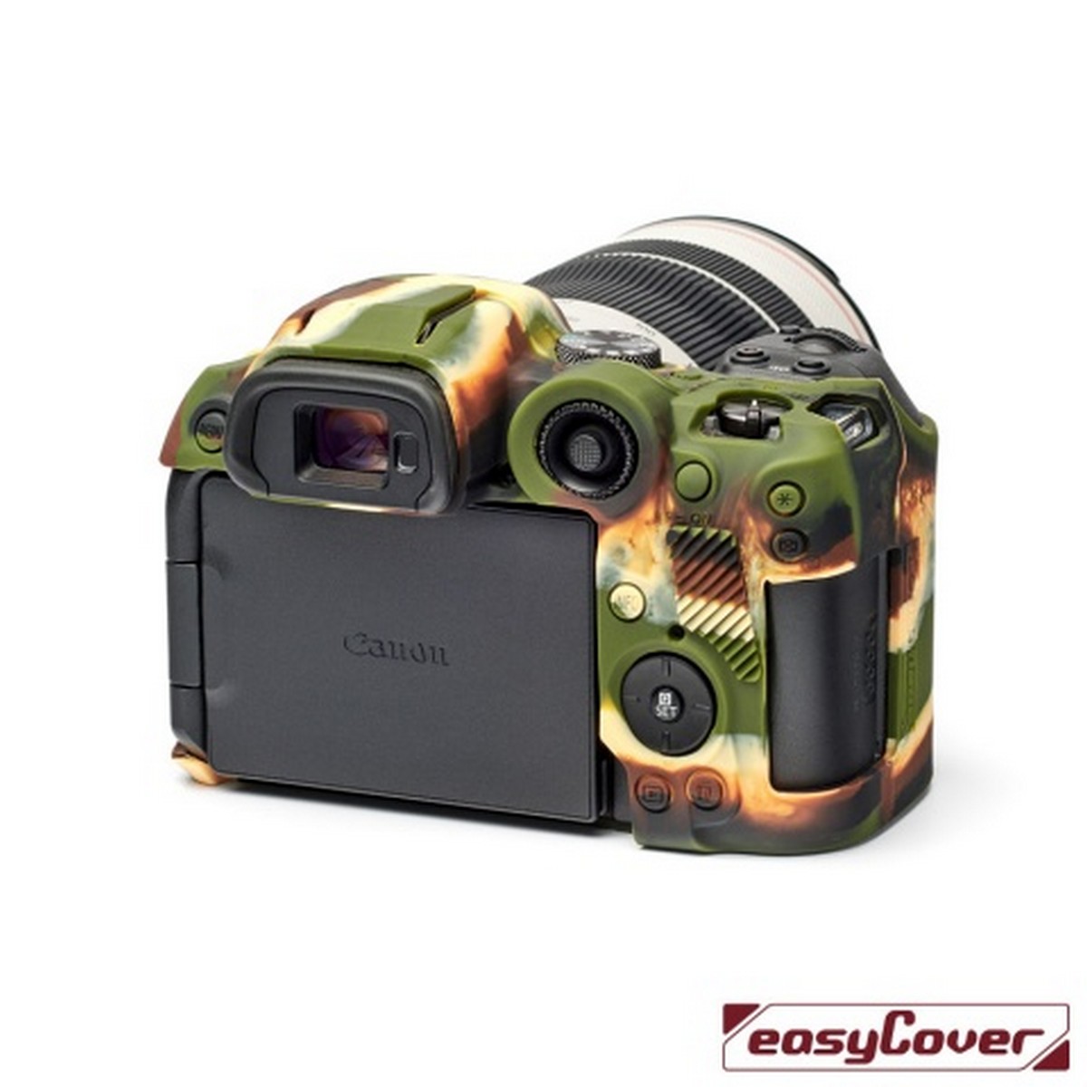 Easycover Silikon-Schutzhülle für Canon EOS R7 Camouflage