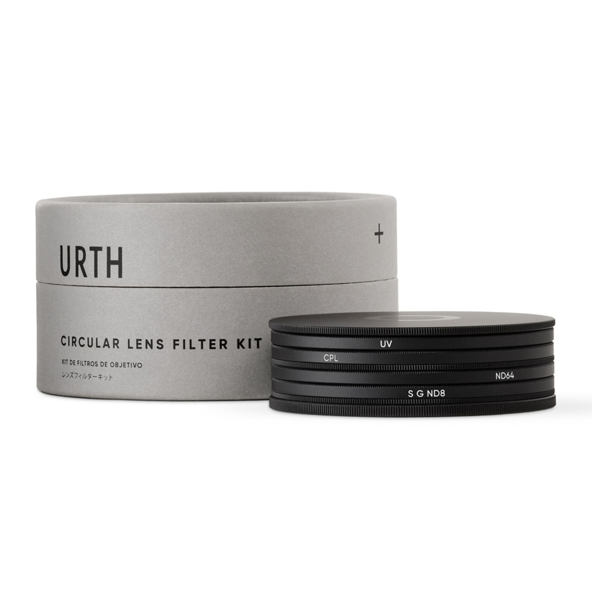 Urth 55mm UV, Circular Polarizing (CPL), ND64, Soft Grad ND8 Objektivfilter Kit (Plus+)