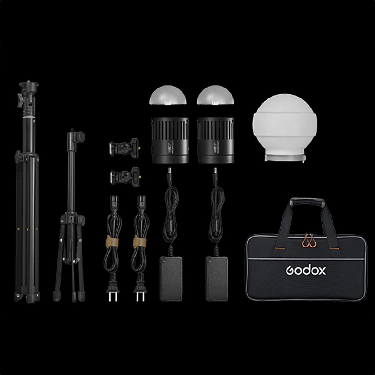 Godox LC30D-K2 Kit 2x Litemons LED-Tischvideoleuchte LC30D