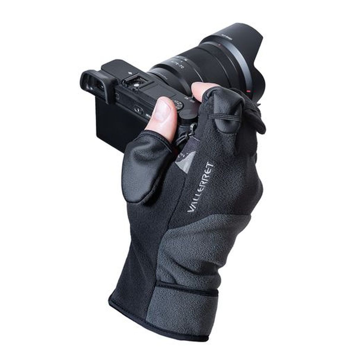 Vallerret Milford Fleece Glove Fotohandschuh L Schwarz