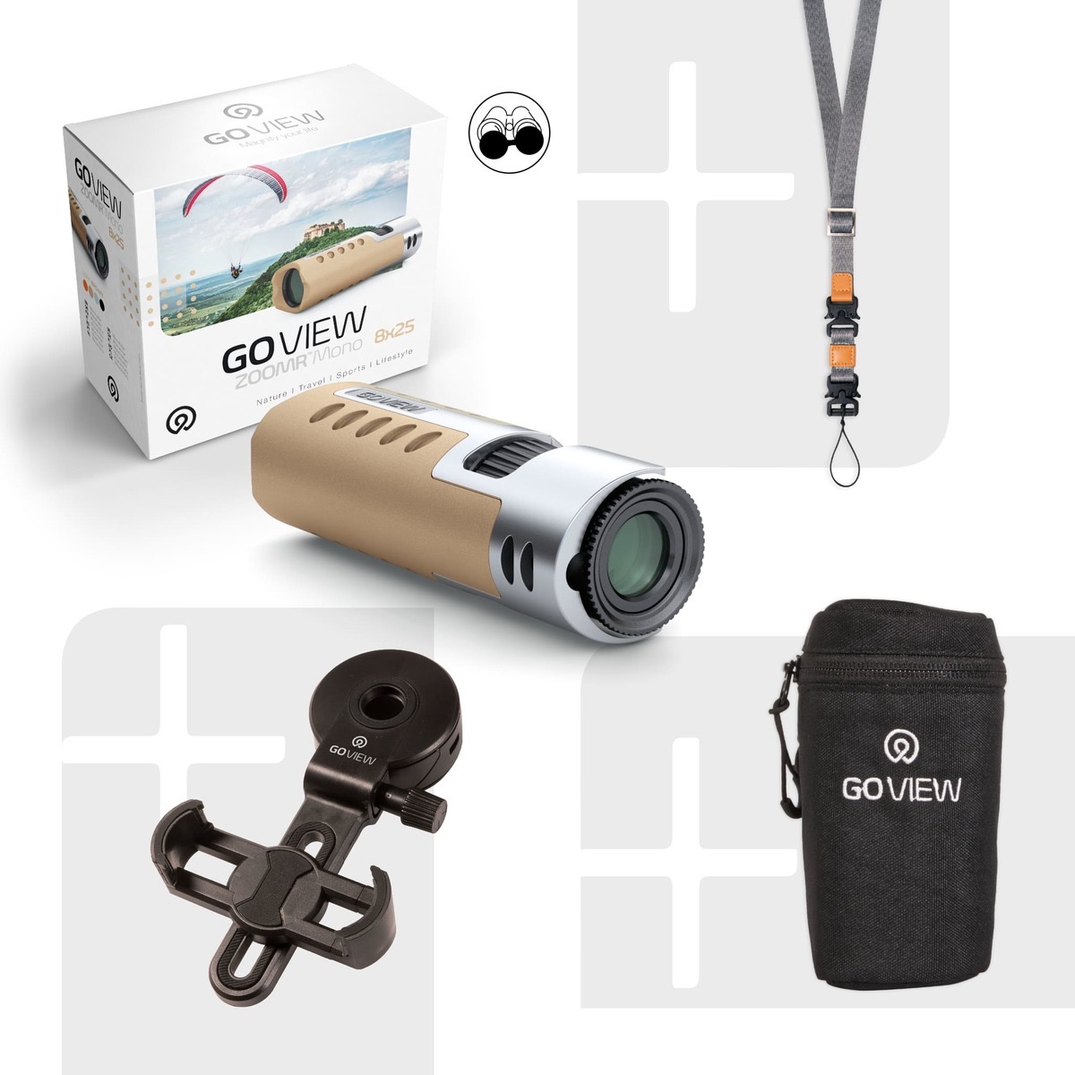 Goview ZOOMR HD Light Brown