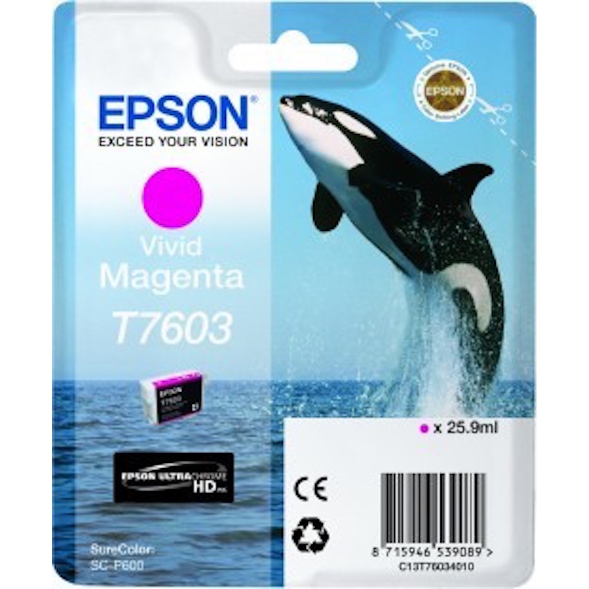 Epson T7603 vivid magenta Tinte