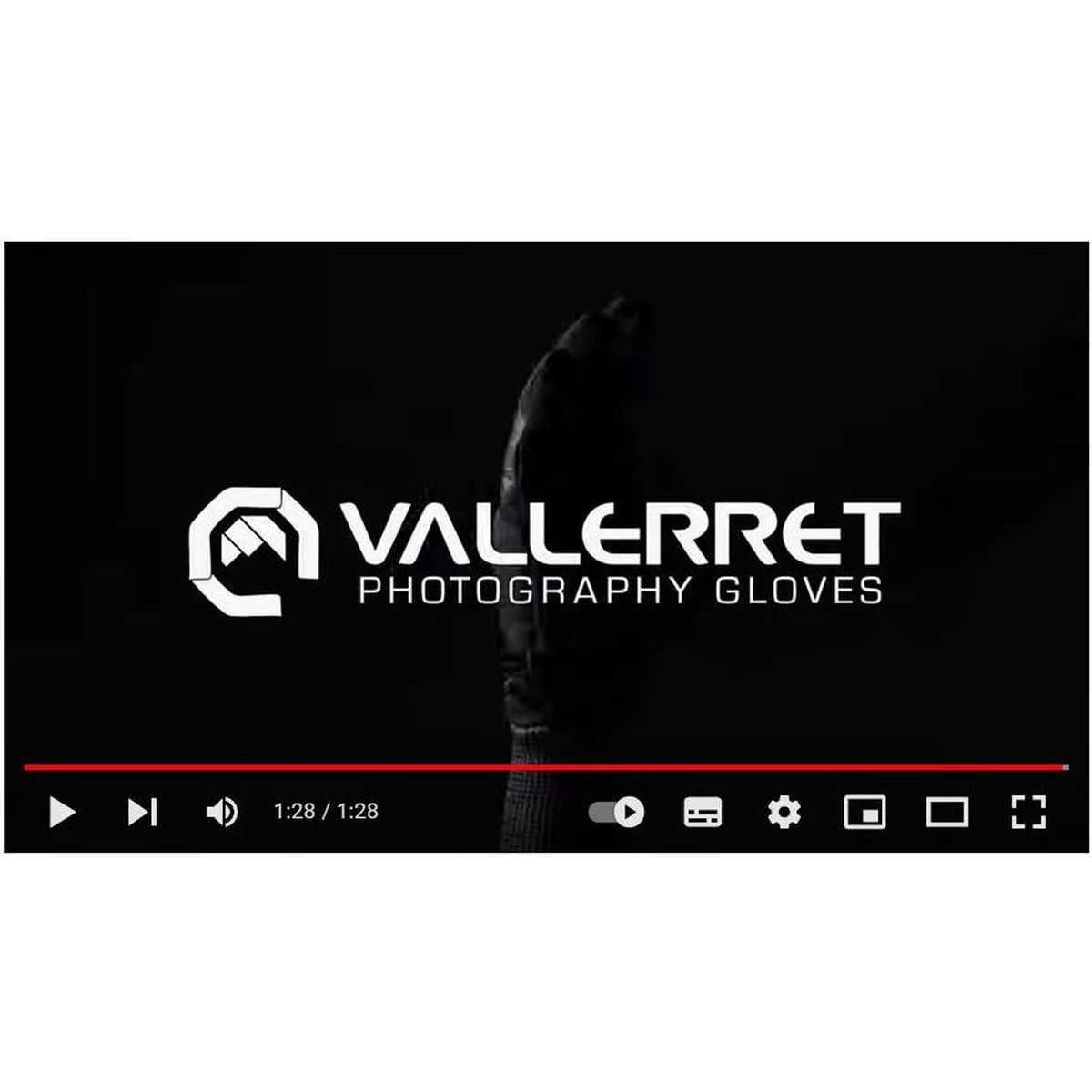 Vallerret Markhof Pro V3 Fotohandschuh XS Schlank