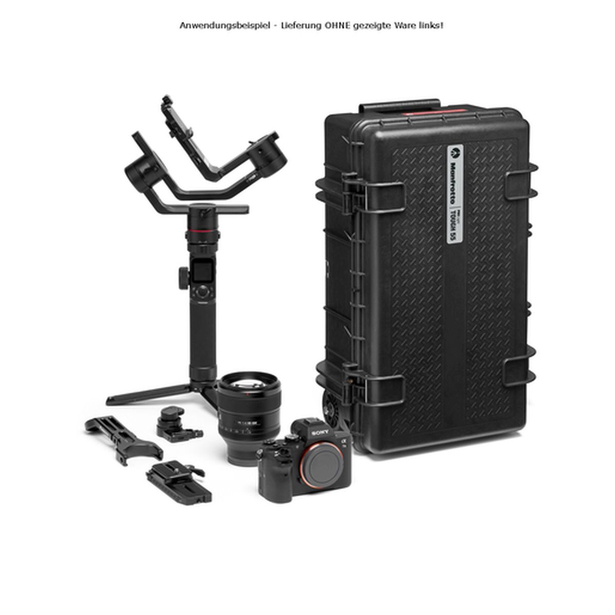 Manfrotto PRO Light Tough TH-55 HighLid Koffer mit Schaumstoffpolster