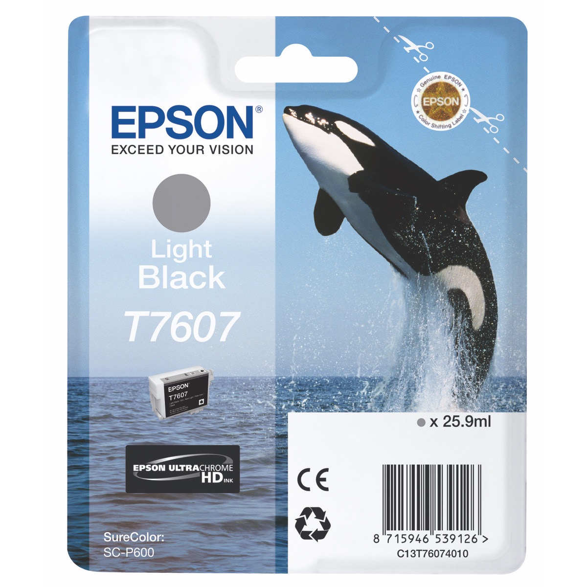 Epson T7607 light black Tinte