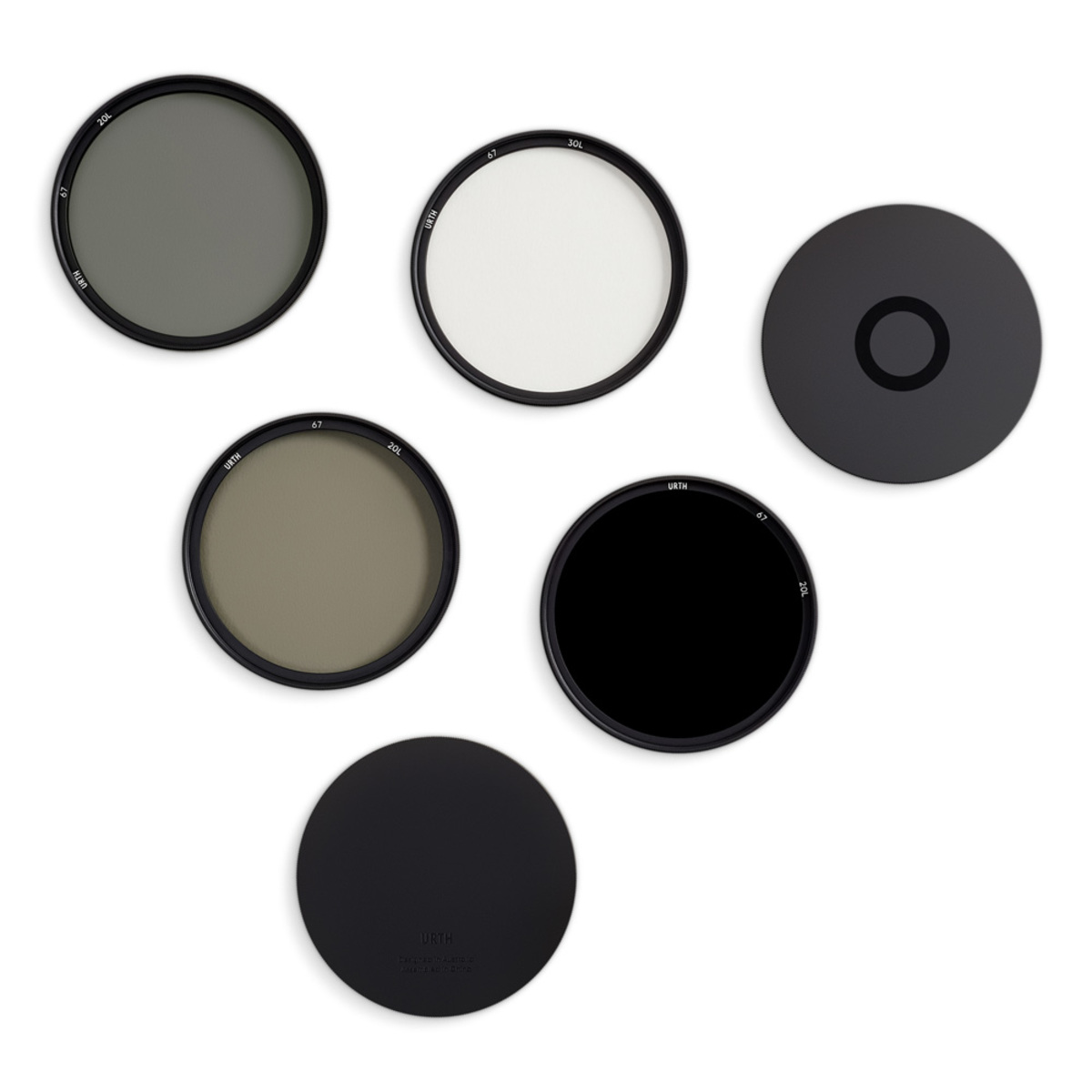 Urth 67mm UV, Circular Polarizing (CPL), ND8, ND1000 Objektivfilter Kit (Plus+)