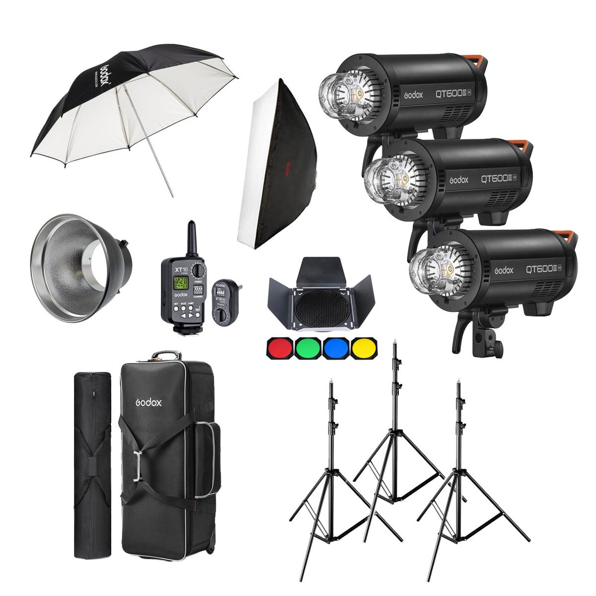 Godox QT600IIIM-D Trio Studio Kit