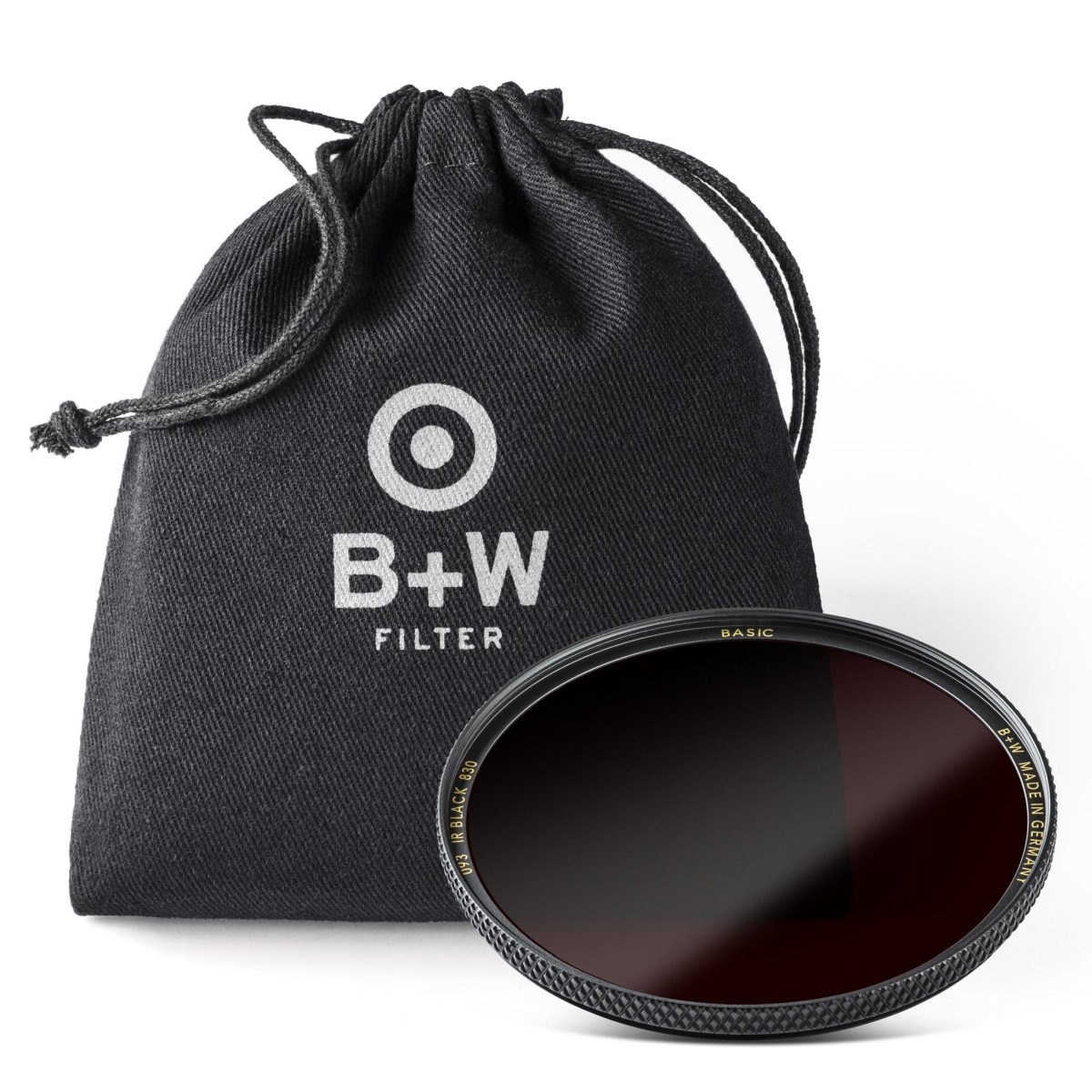 B+W IR Schwarzrot Filter 55 mm 830 MRC Basic