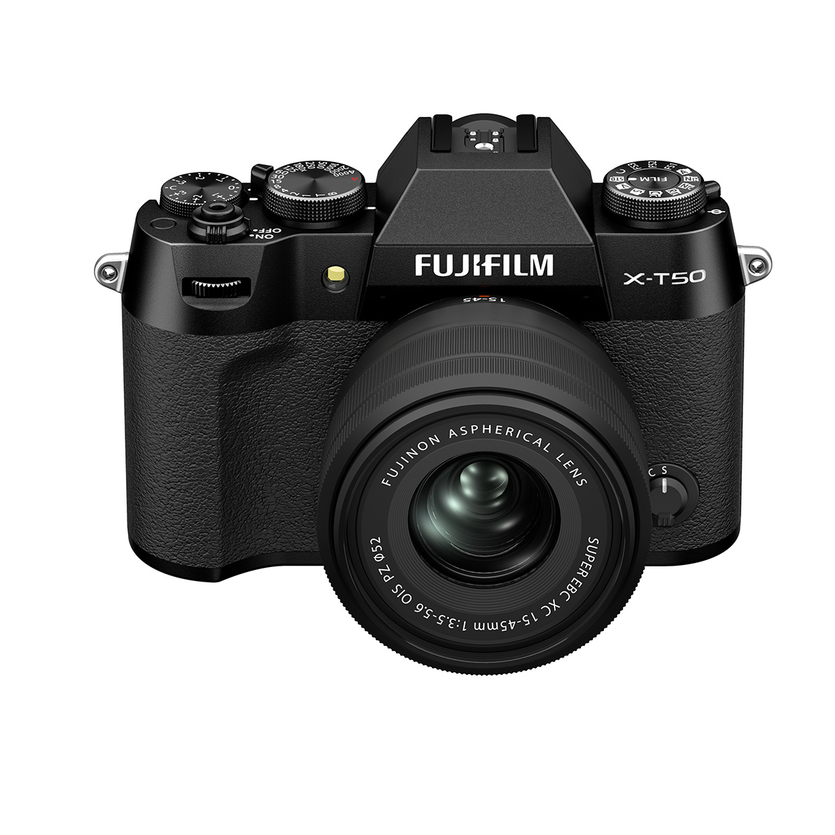 Fujifilm X-T50 Gehäuse Schwarz + Fujifilm XC 15-45 mm 1:3,5-5,6 OIS PZ Schwarz