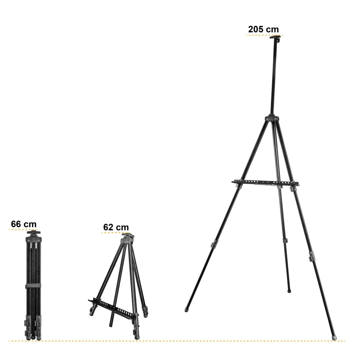 Walimex pro Aluminium Atelierstaffelei  XXL 205 cm