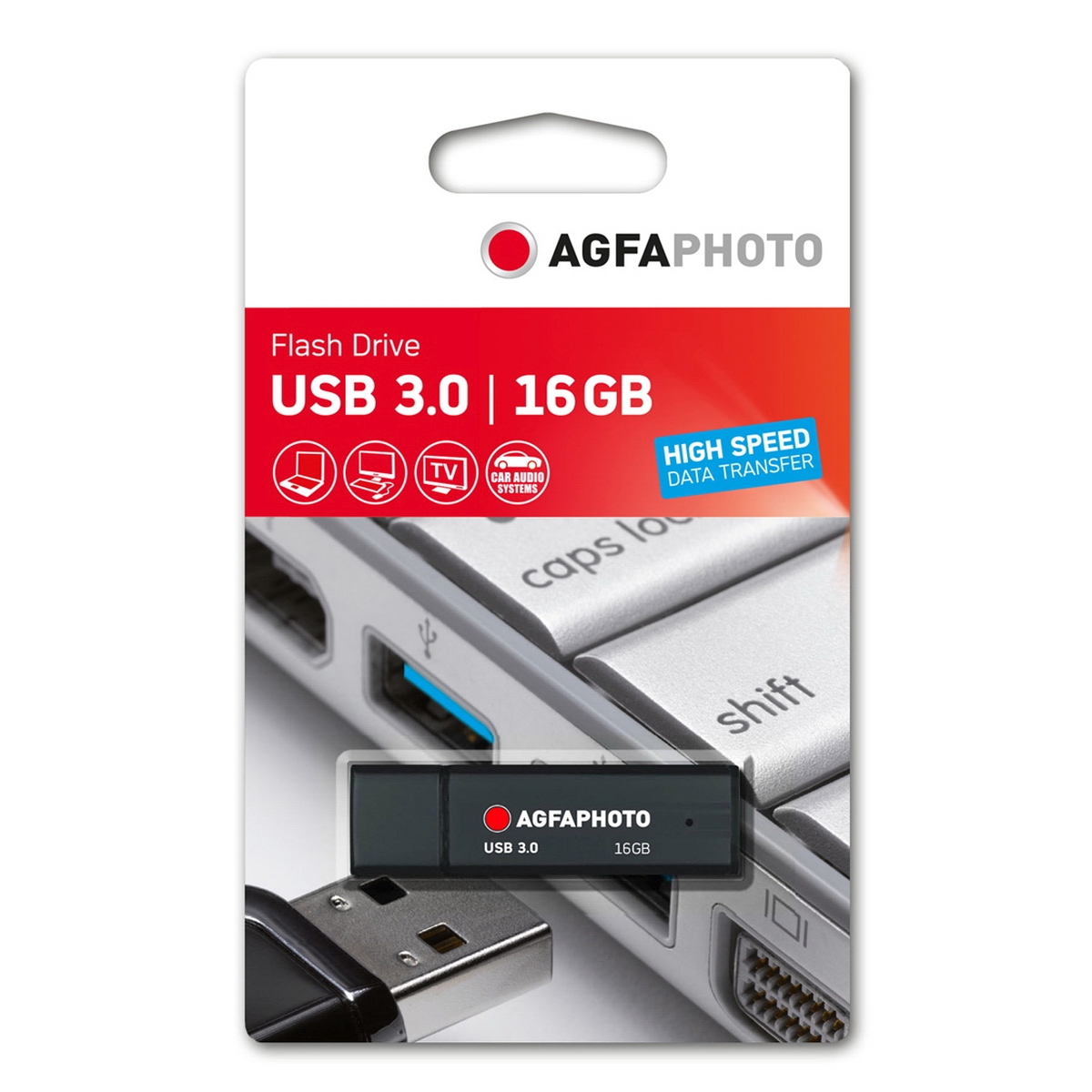 AgfaPhoto USB-Stick 128 GB USB 3.0 Schwarz