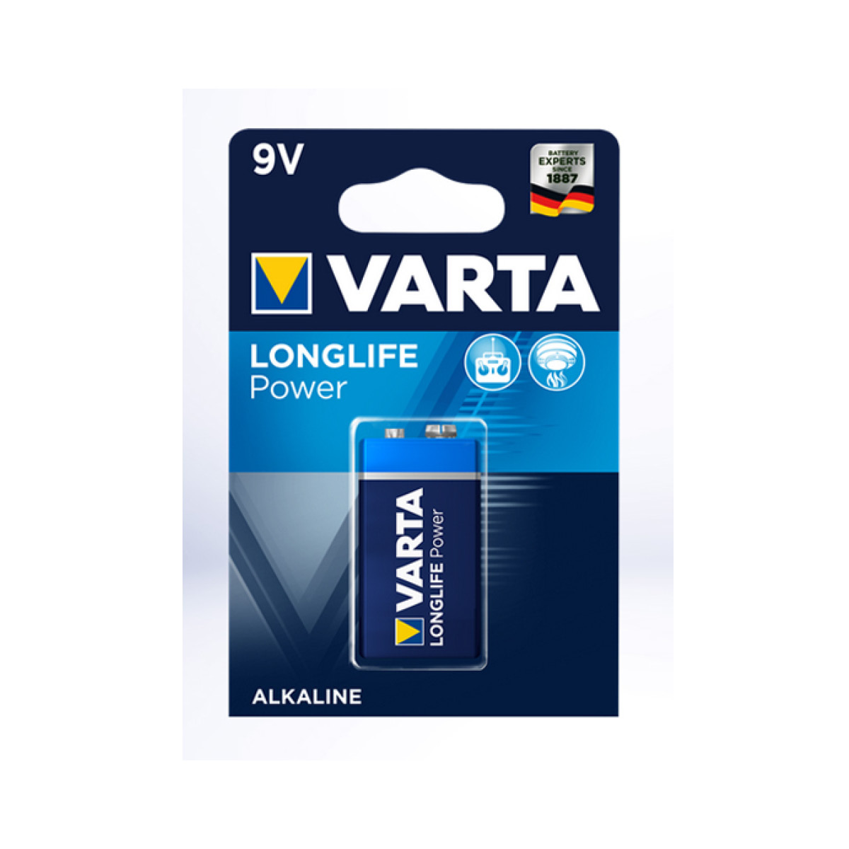 Varta Longlife Power 9V Block 6LR61 Batterie