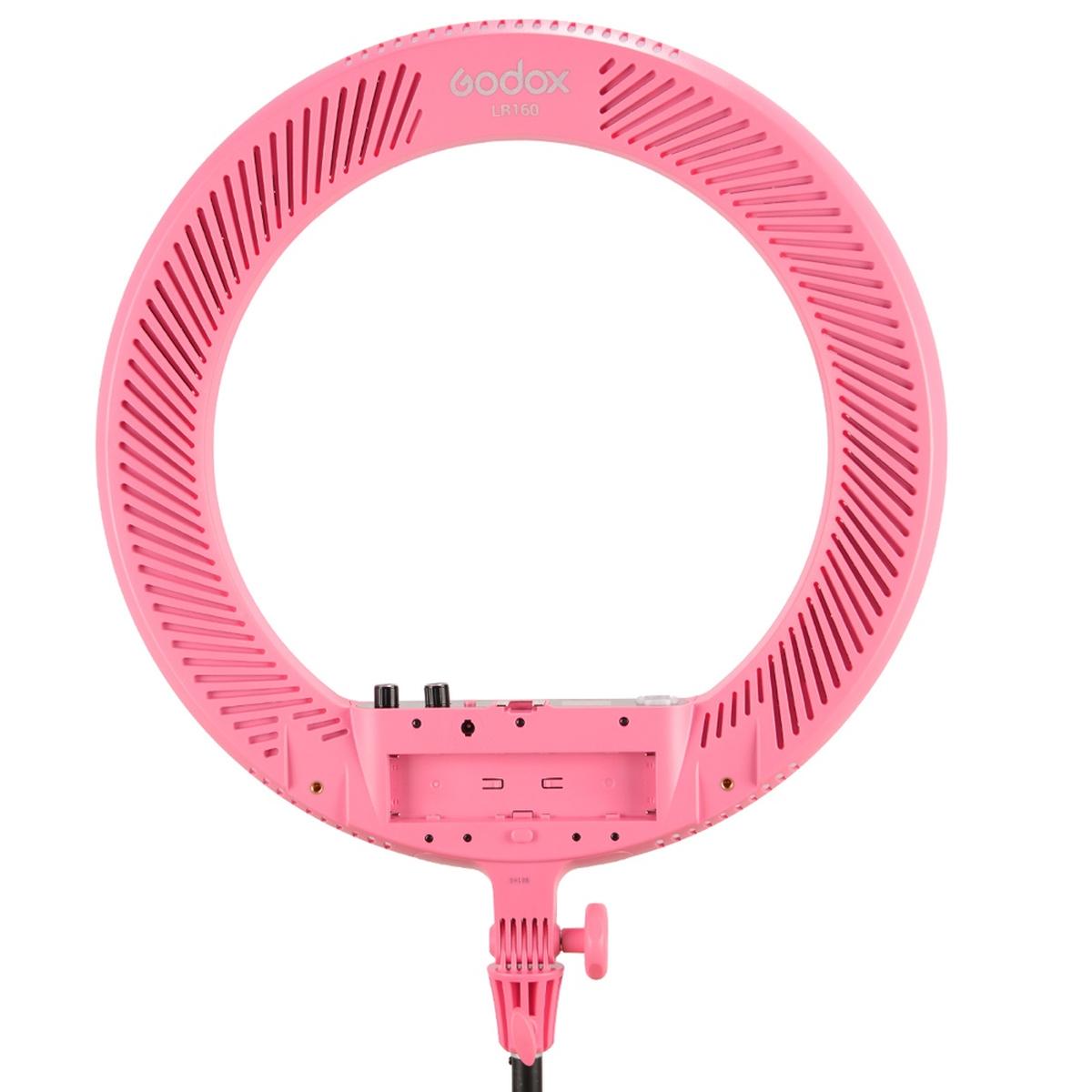 Godox LR160 LED-Ringlicht Pink