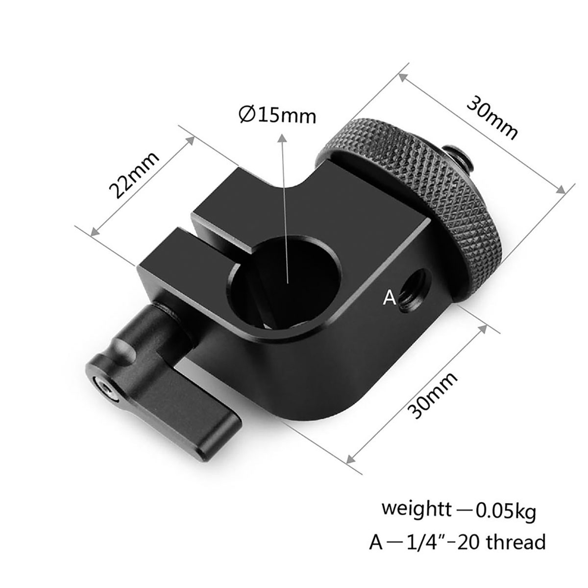 SmallRig 860 Single RailBlock 