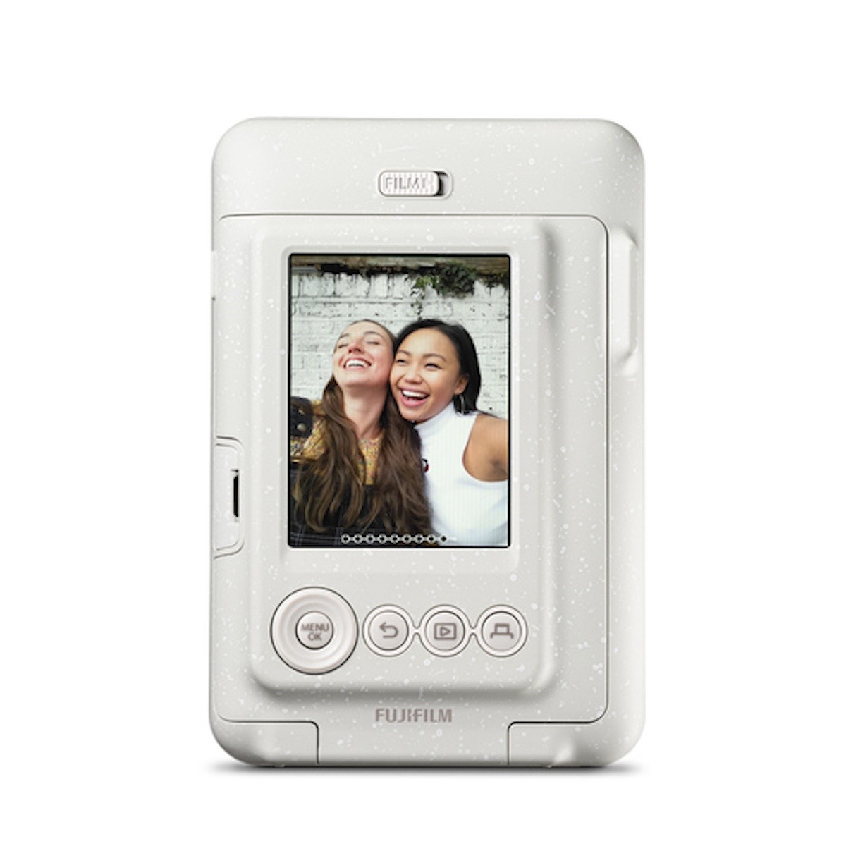 Fujifilm Instax Mini LiPlay misty Sofortbildkamera Weiss