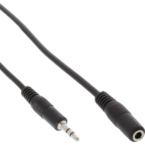 InLine Klinke 3,5mm zu 3,5mm Buchse Audiokabel 2m