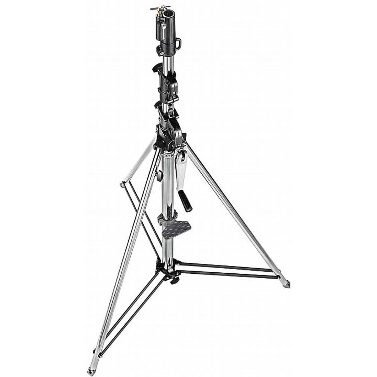 Manfrotto 087NW Stativ Wind-Up Silber 3-tlg.