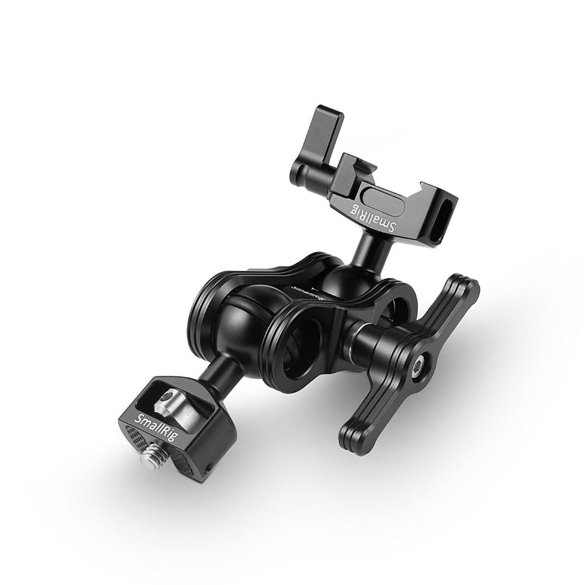 SmallRig 2071 Magic Arm mit Doppel-Kugelopf mit NATO-Aufnahme 