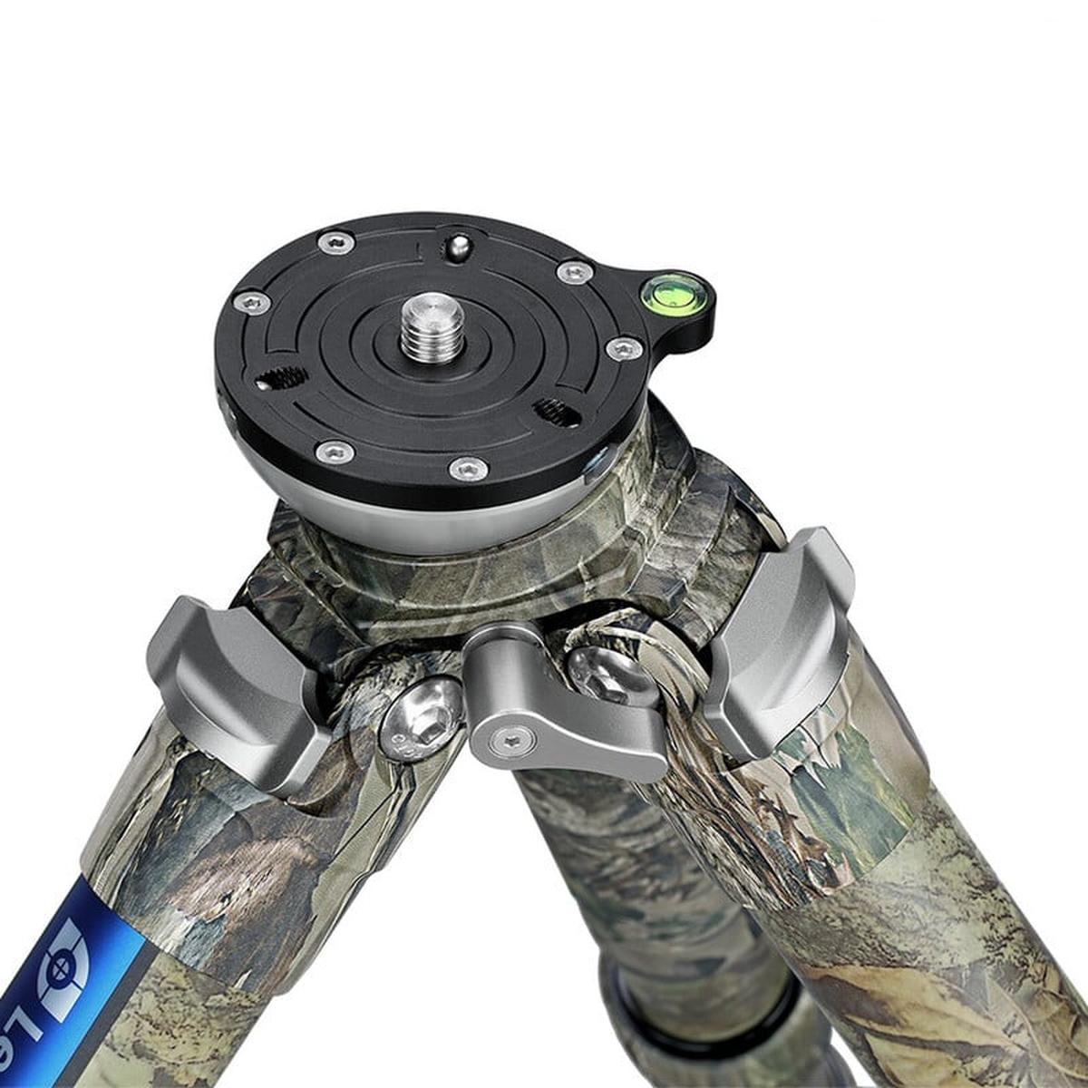 Leofoto Carbon-Dreibeinstativ LS-365CEX Ranger mit Nivellierbasis + PG-1 Gimbal Full Camo