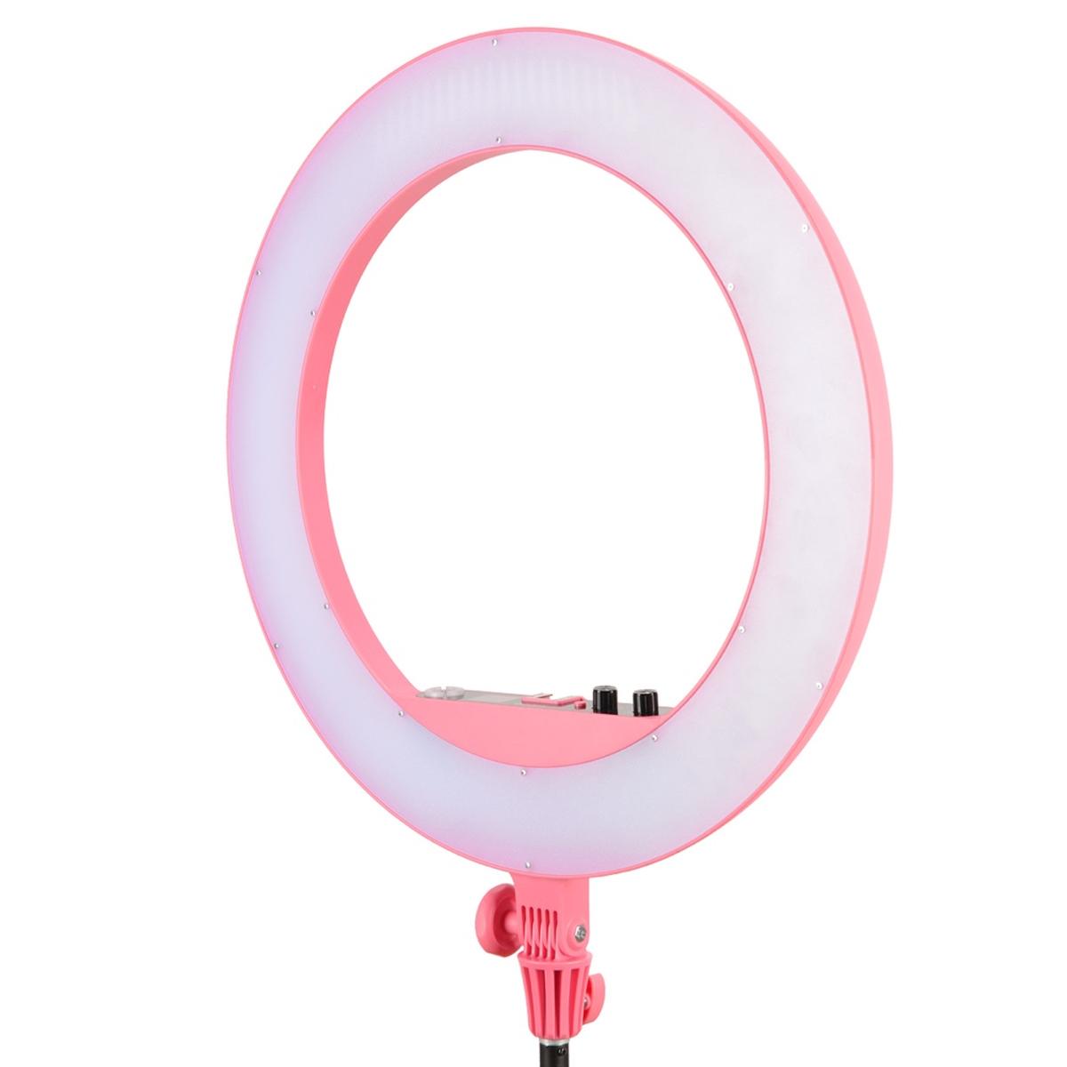 Godox LR160 LED-Ringlicht Pink