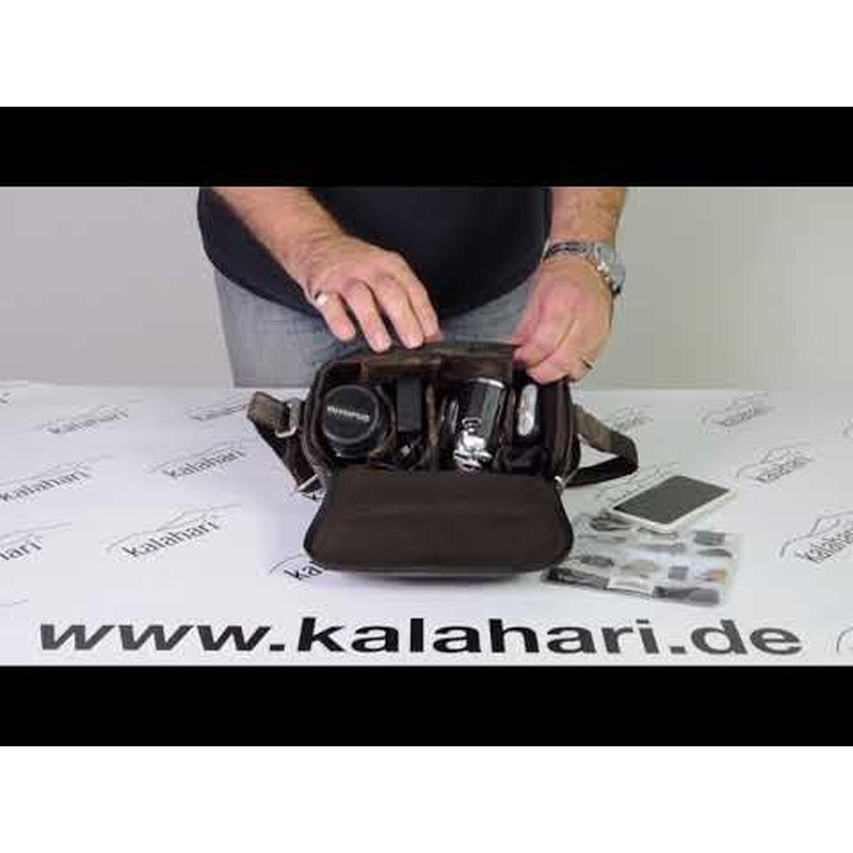 kalahari KAAMA L-13 Fototasche, Leder