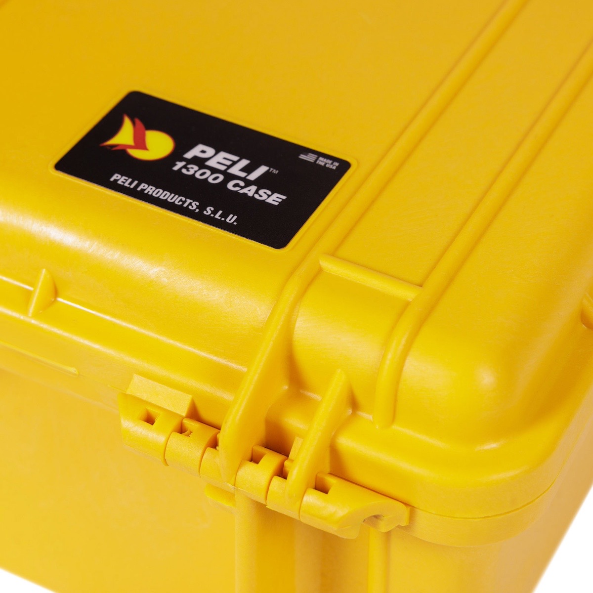 Peli Case 1300 mit Schaumstoff gelb