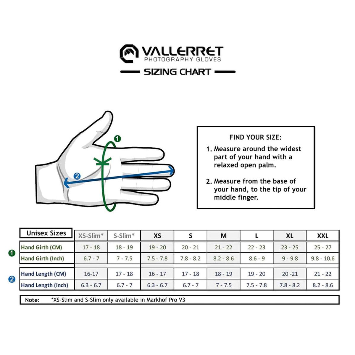 Vallerret Markhof Pro V3 Fotohandschuh L