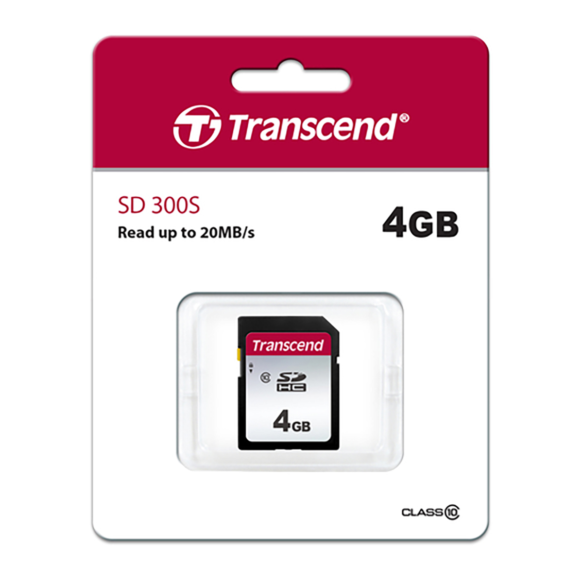 Transcend 4 GB SDHC-Karte 300S UHS-1 20/10MB/s