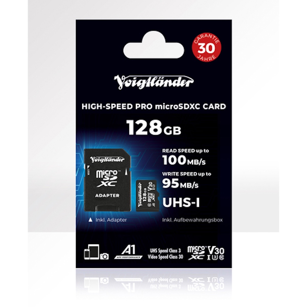 Voigtländer 128GB micro SDXC V30 100/95 MB/S