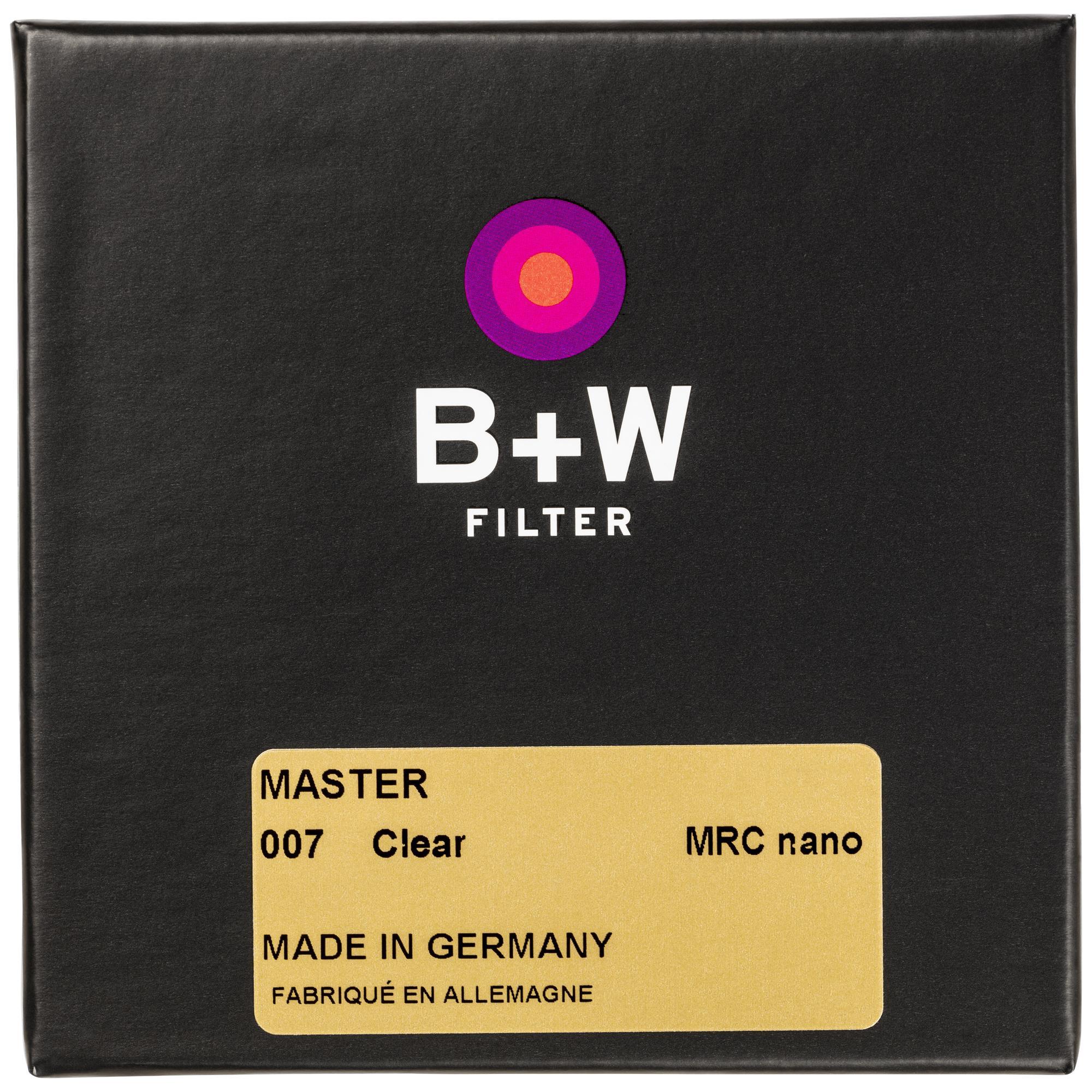 B+W Clear Filter 60 mm Nano Master