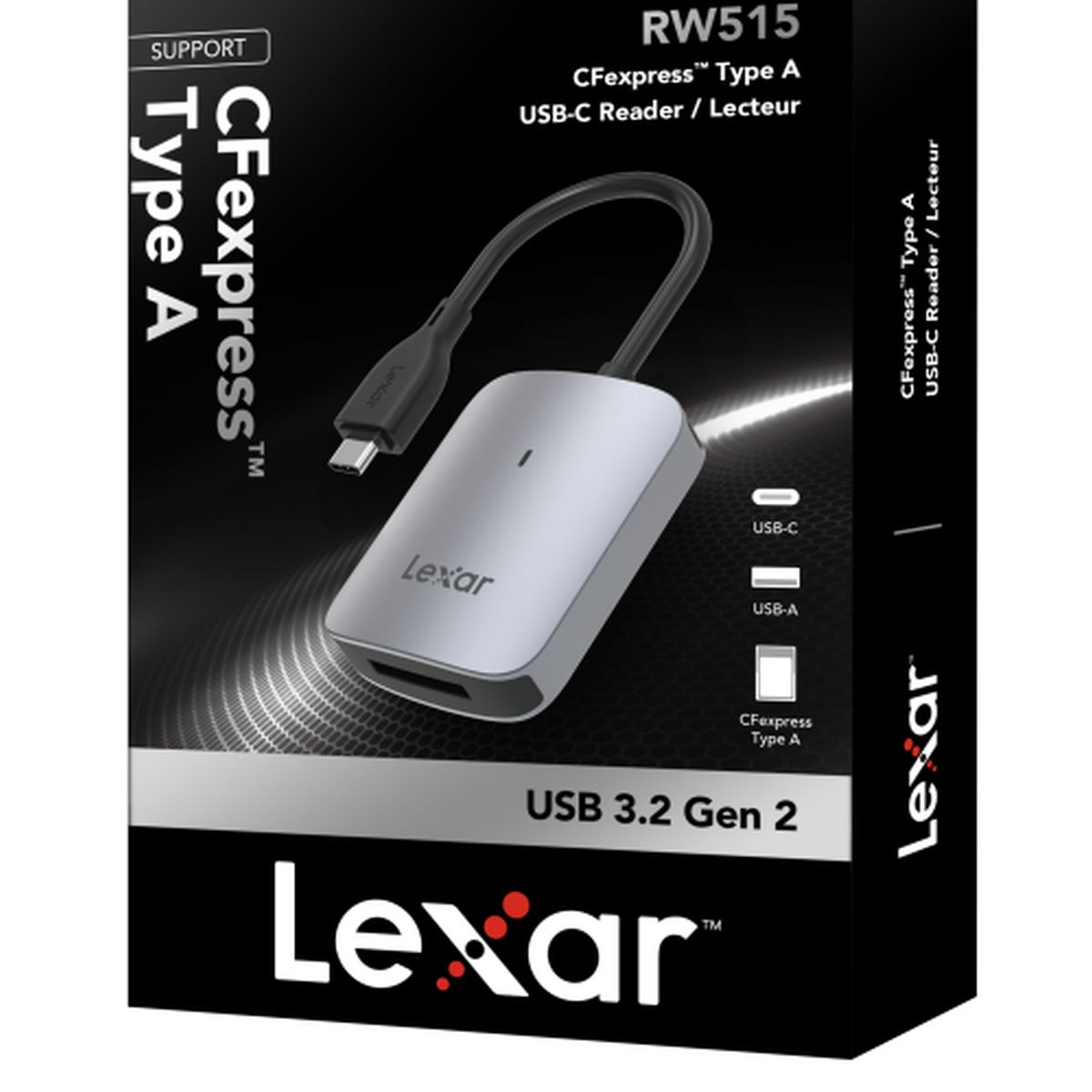 Lexar Professional CFexpress Type A USB 3.2 Gen2 USB-A & USB-C Reader