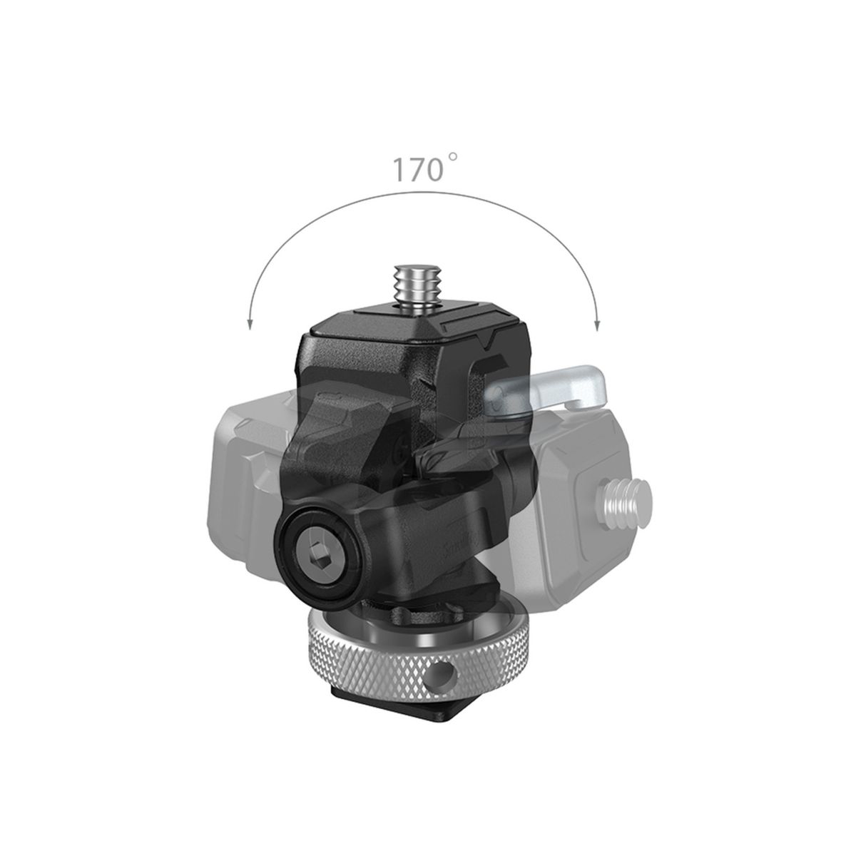 SmallRig 3514 Drop-in HawkLock Mini Quick Release Monitorhalterung mit Cold Shoe