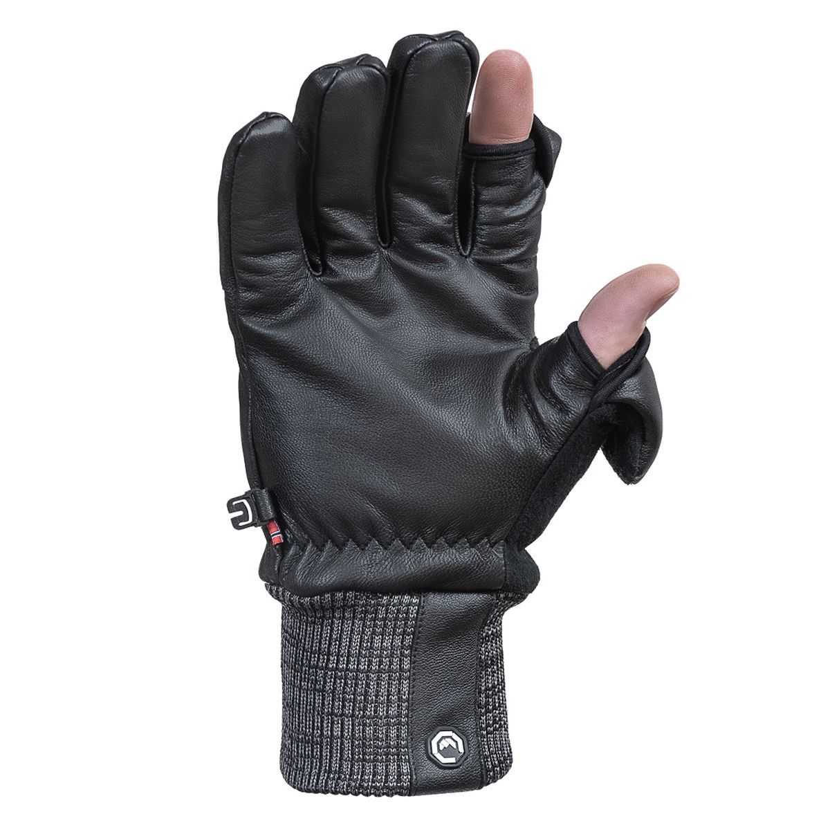 Vallerret Hatchet Leather Glove Black, Leder-Fotohandschuhe XS Schwarz