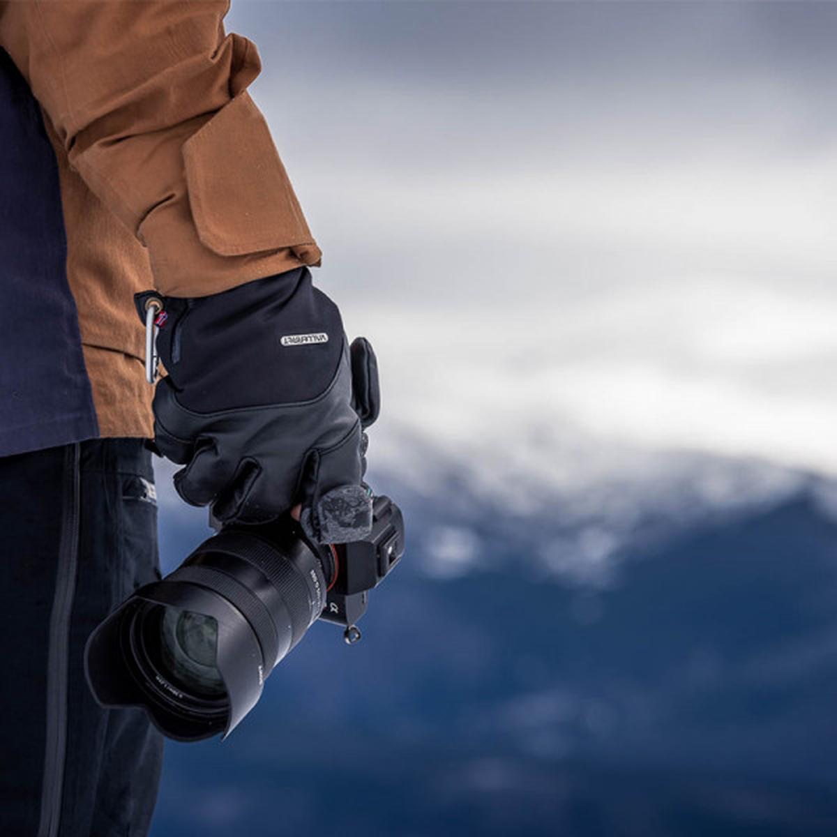 VALLERRET Tinden Fotohandschuhe Schwarz XL