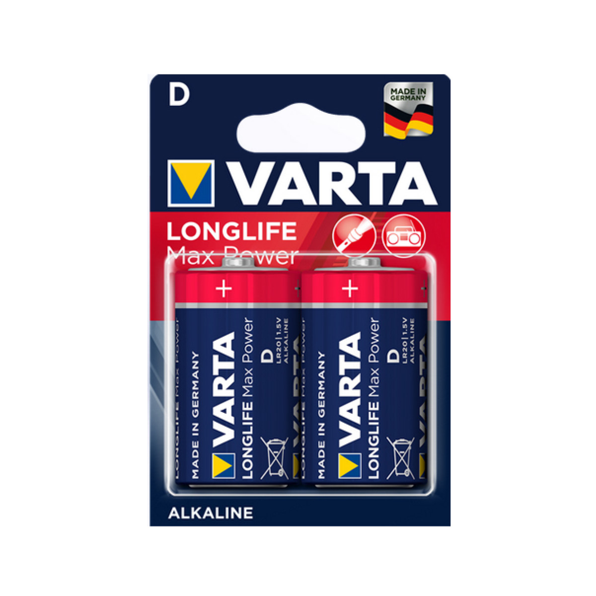 Varta Longlife Max Power D LR20 Mono 2er