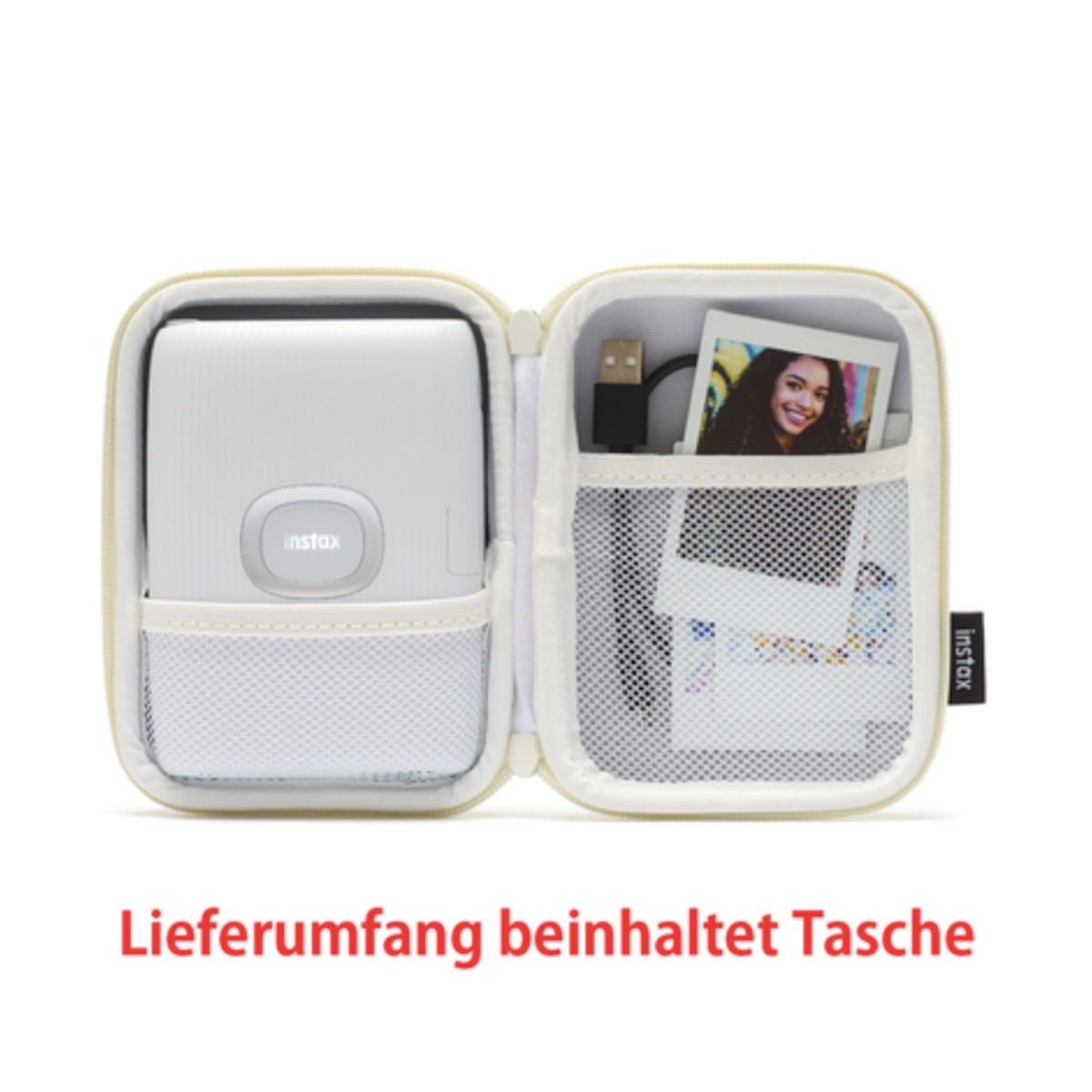 Fujifilm Printer Case clay white für Instax Mini Link Drucker