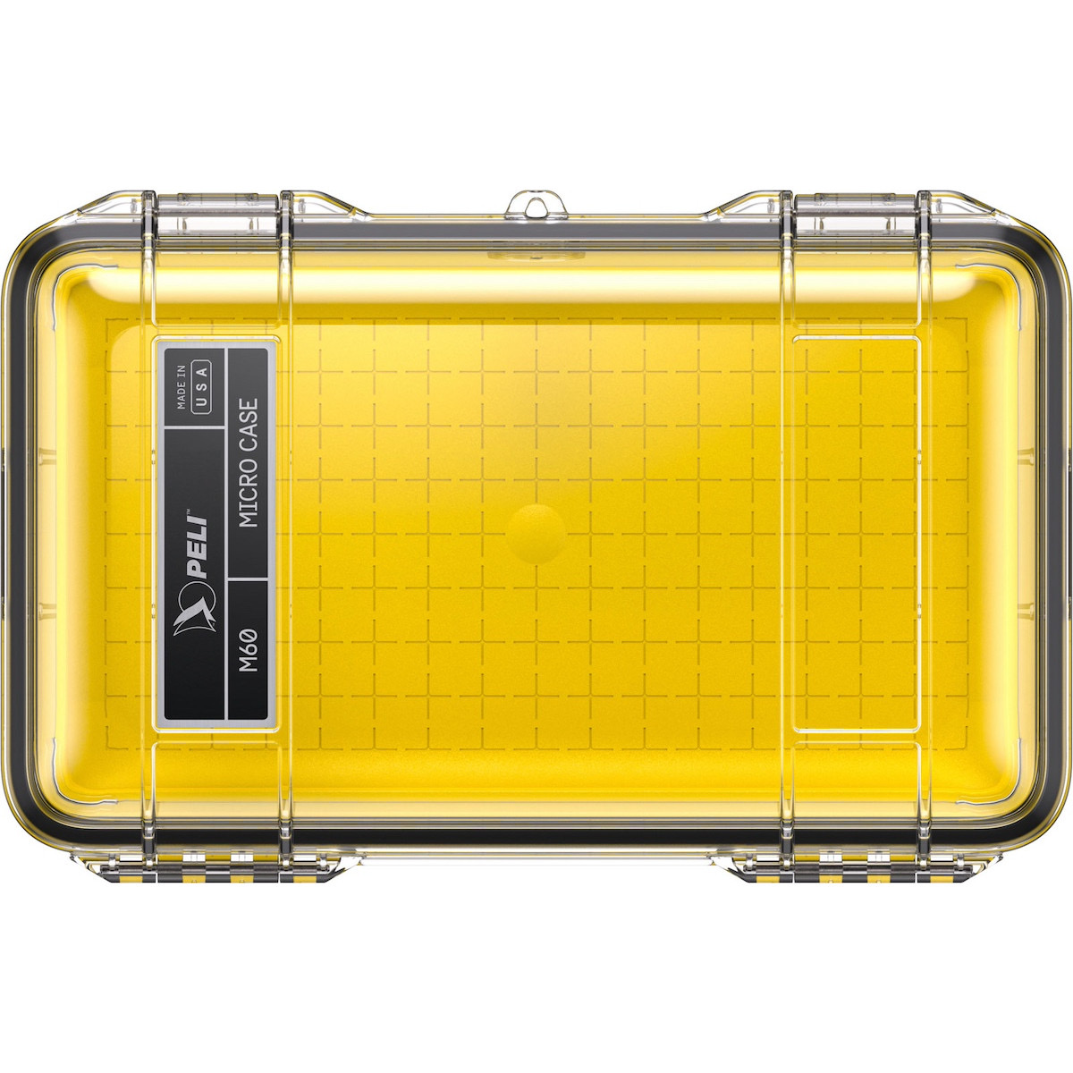 Peli Case M60 Micro Schutzkoffer Gelb / Transparent