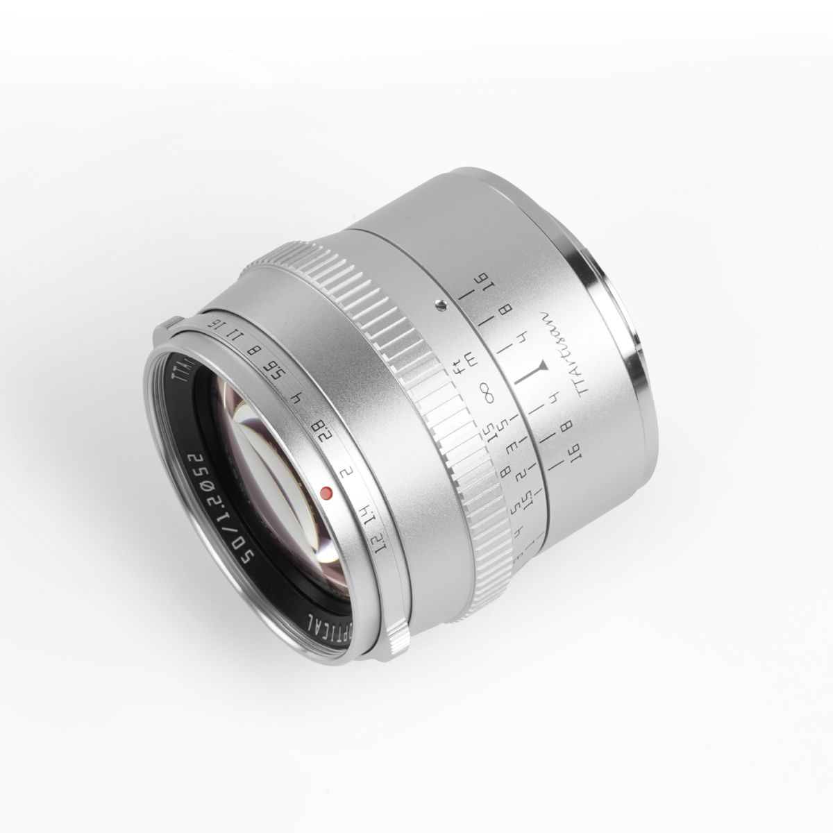 TTArtisan 50 mm 1:1,2 für Fujifilm X (APS-C) Silber